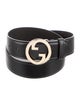 Gucci Interlocking G Logo Calf Leather Belt