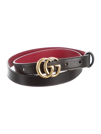 Gucci Skinny Leather Belt