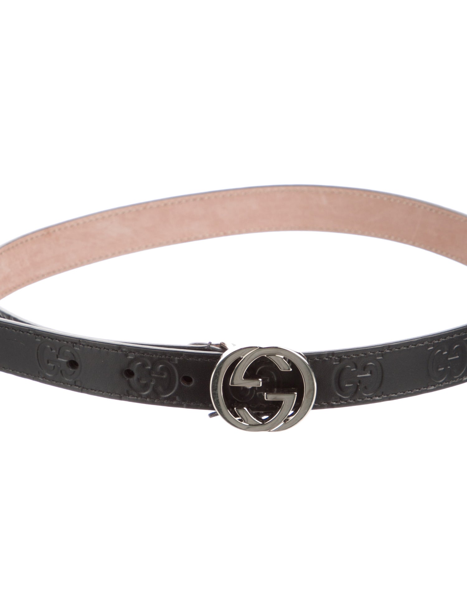 Gucci Skinny Leather Belt