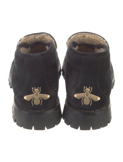 Gucci Horsebit Accent Suede Boots