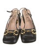 Gucci Leather Slingback Sandals