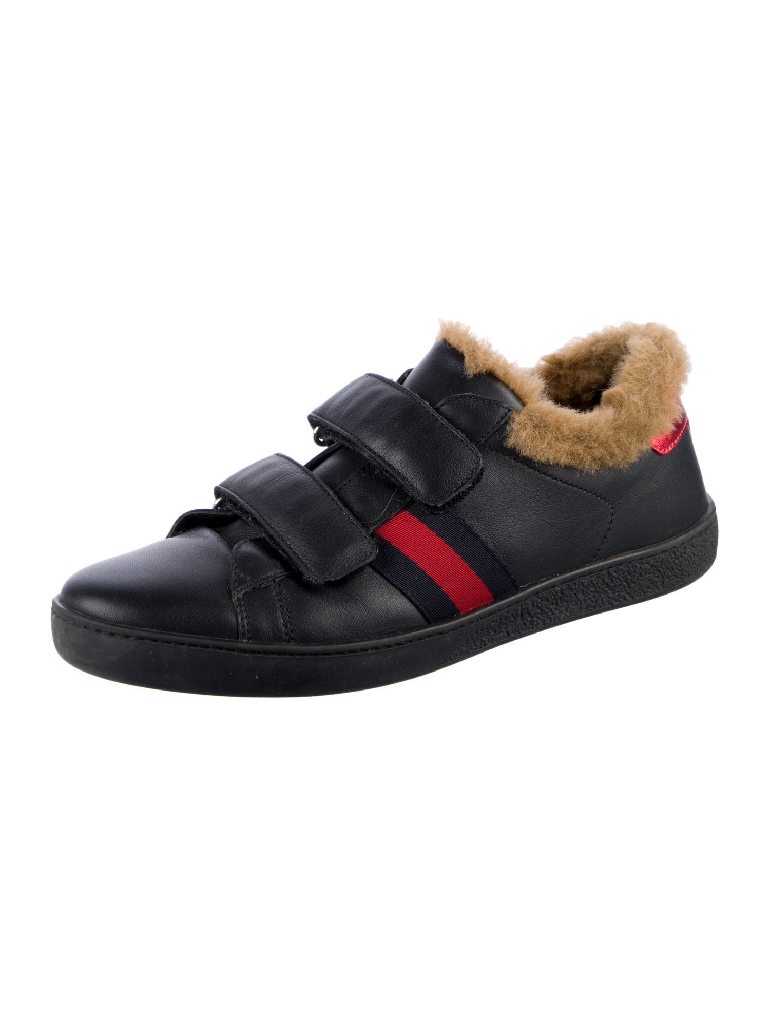Gucci Boys' Leather Low-Top Sneakers
