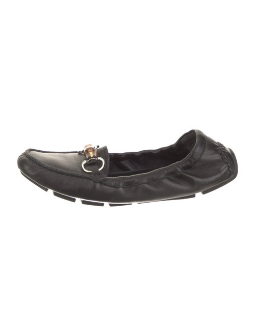 Gucci Horsebit Accent Leather Loafers