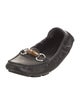 Gucci Horsebit Accent Leather Loafers