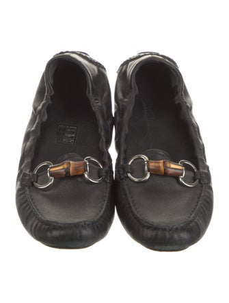 Gucci Horsebit Accent Leather Loafers