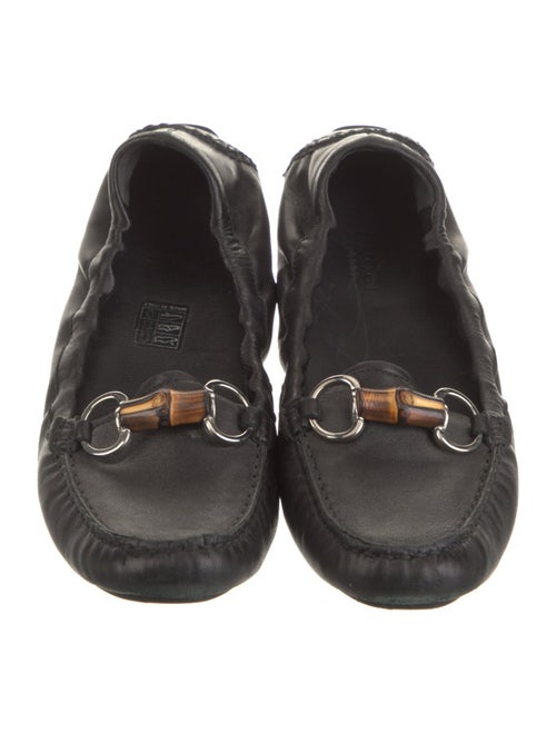 Gucci Horsebit Accent Leather Loafers