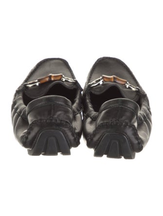 Gucci Horsebit Accent Leather Loafers