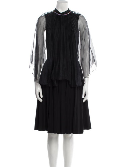 Gucci Mock Neck Knee-Length Dress