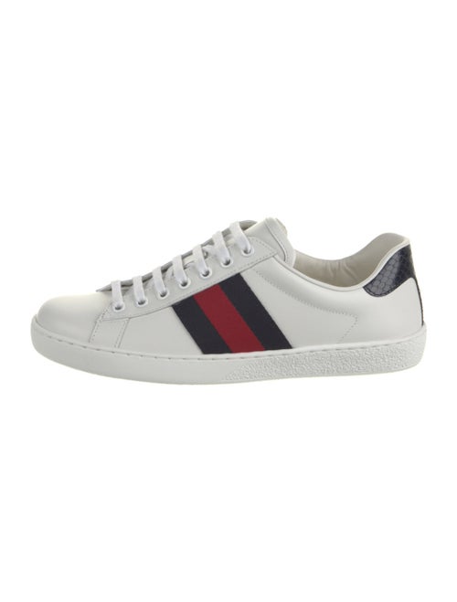 Gucci Sylvie Web Accent Leather Sneakers