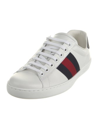 Gucci Sylvie Web Accent Leather Sneakers