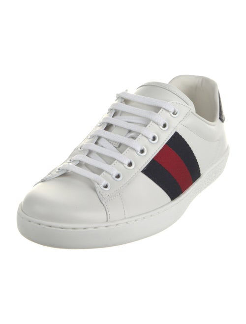Gucci Sylvie Web Accent Leather Sneakers