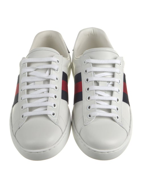 Gucci Sylvie Web Accent Leather Sneakers