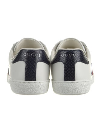 Gucci Sylvie Web Accent Leather Sneakers