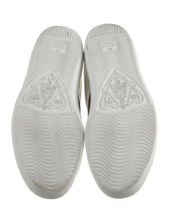 Gucci Sylvie Web Accent Leather Sneakers