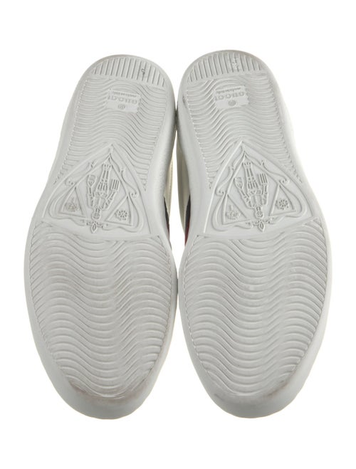 Gucci Sylvie Web Accent Leather Sneakers