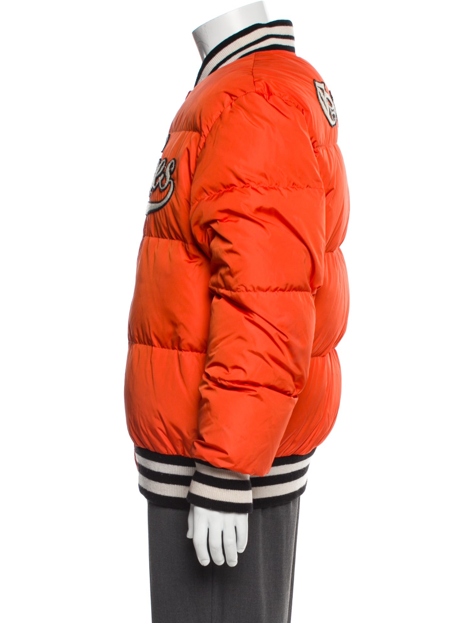 Gucci 2018 GG Nylon Varsity Jacket