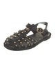Gucci Feline Head Accent Rubber Sandals