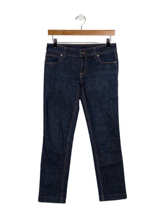 Gucci Low-Rise Skinny Leg Jeans