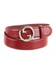 Gucci Interlocking G Logo Leather Belt