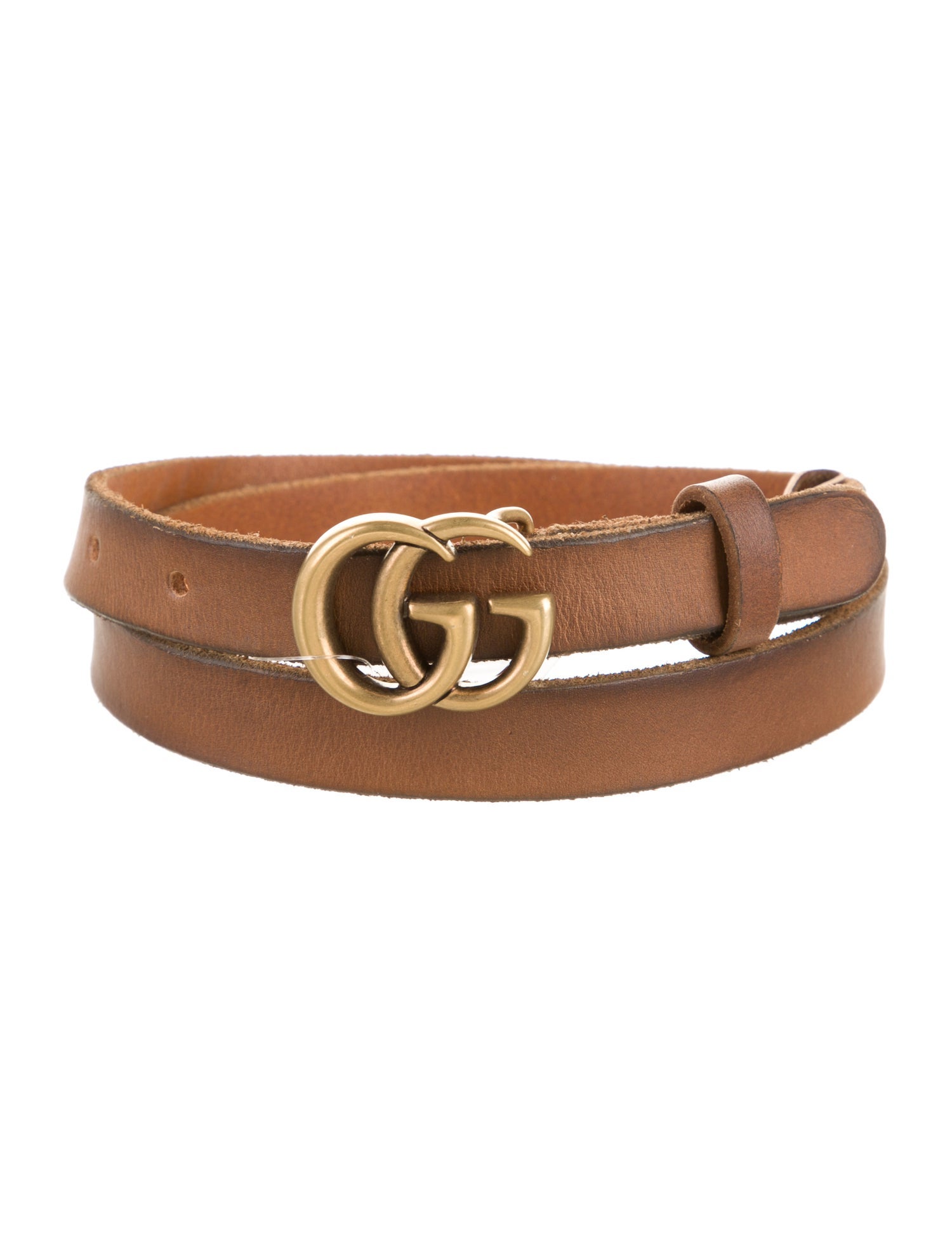 Gucci Skinny Leather Belt