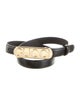 Gucci Skinny Leather Belt