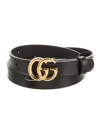 Gucci Skinny Leather Belt