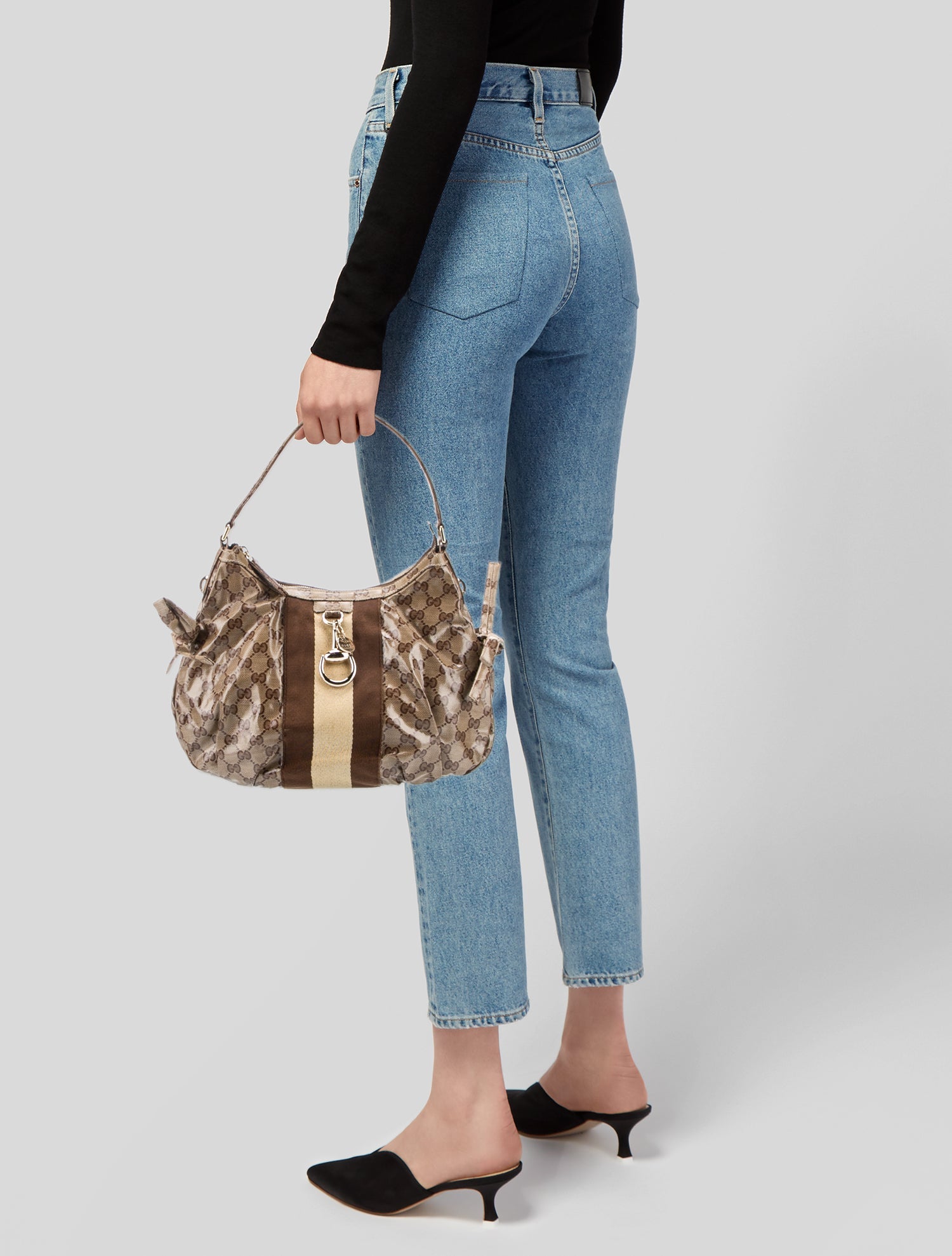 Gucci GG Canvas Top Handle Bag