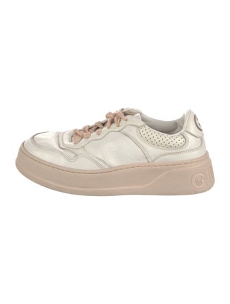 Gucci GG Embossed Leather Sneakers