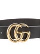Gucci Double G Logo Calf Leather Belt