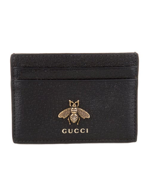 Gucci Bee Accent Leather Wallet