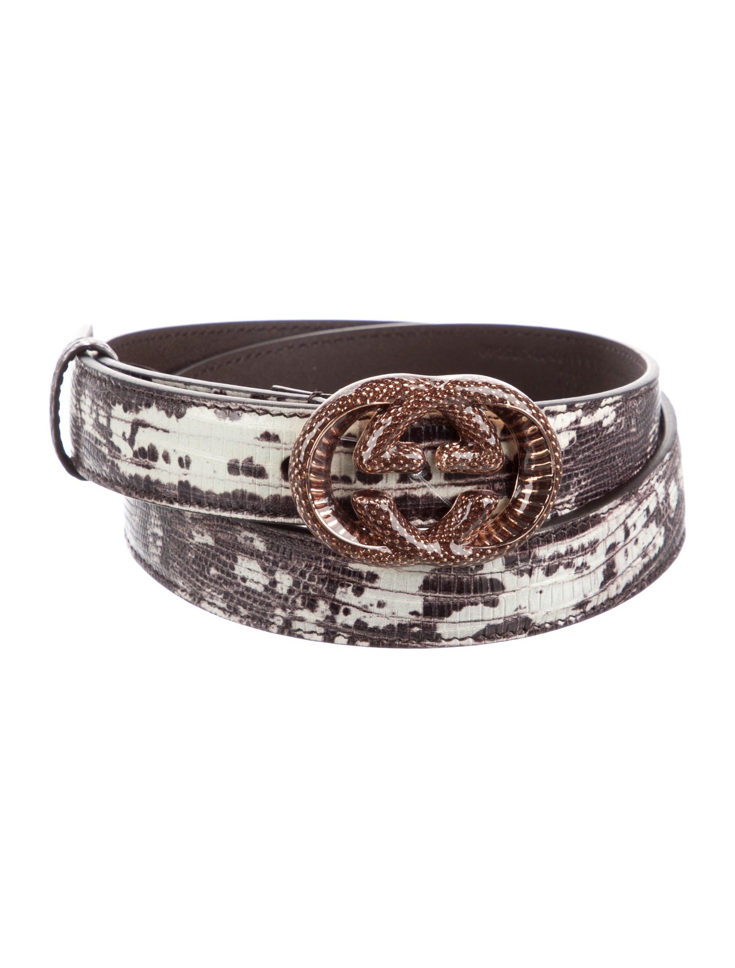 Gucci Skinny Lizard Belt