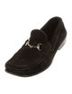 Gucci Horsebit Accent Suede Loafers