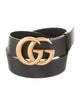 Gucci Double G Logo Calf Leather Belt