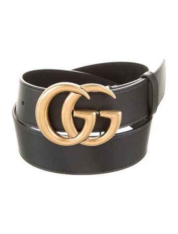 Gucci Belts Double G Logo Calf Leather Belt XXS