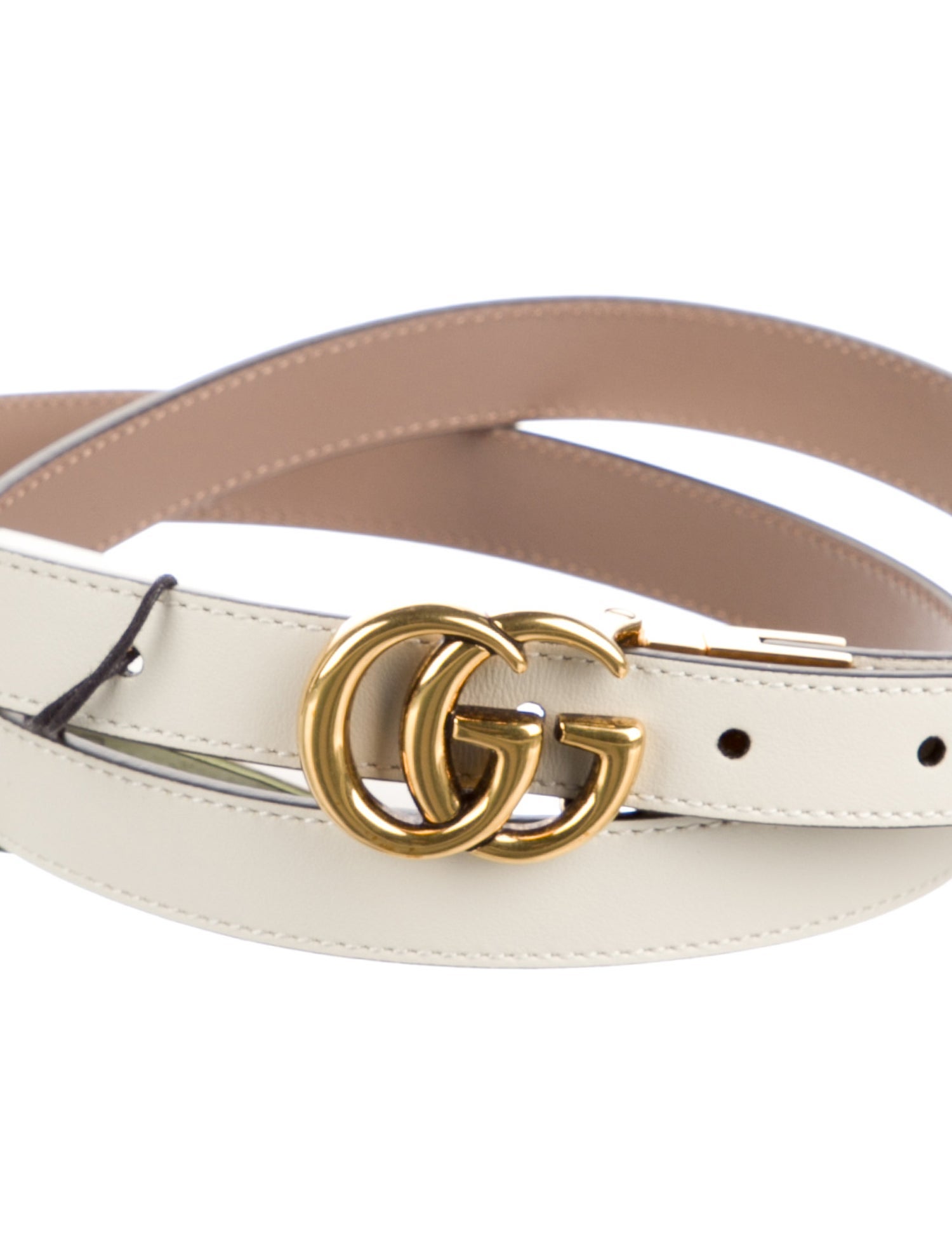Gucci Skinny Leather Belt