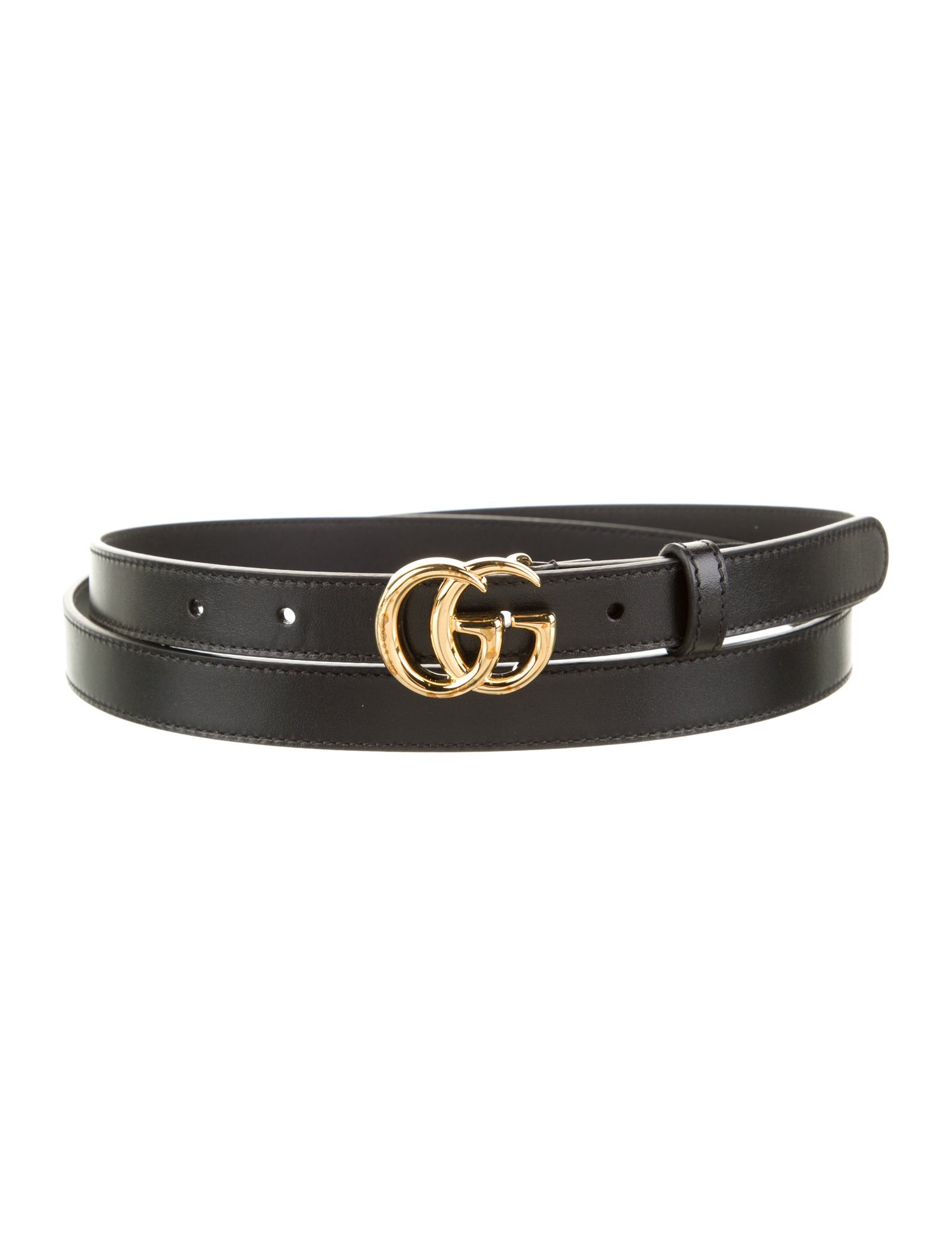 Gucci Skinny Leather Belt