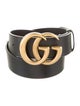 Gucci Double G Logo Calf Leather Belt