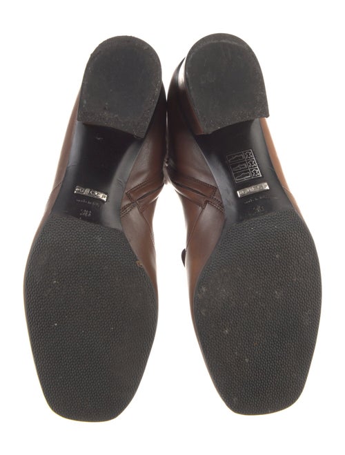 Gucci Horsebit Accent Leather Riding Boots