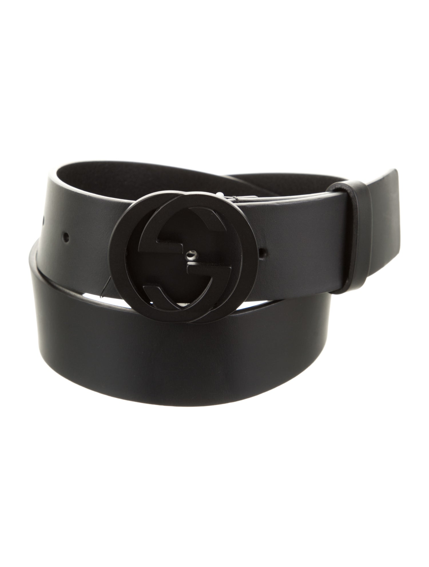 Gucci Interlocking G Logo Leather Belt Kit