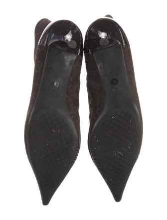 Gucci GG Logo Suede Boots