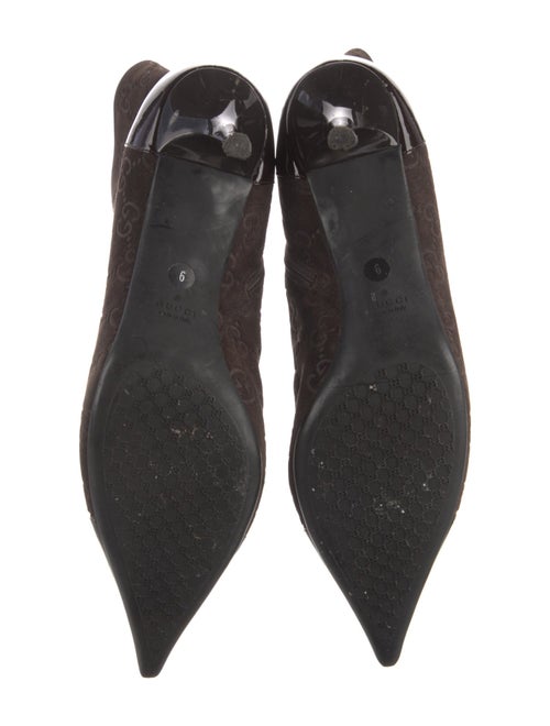 Gucci GG Logo Suede Boots