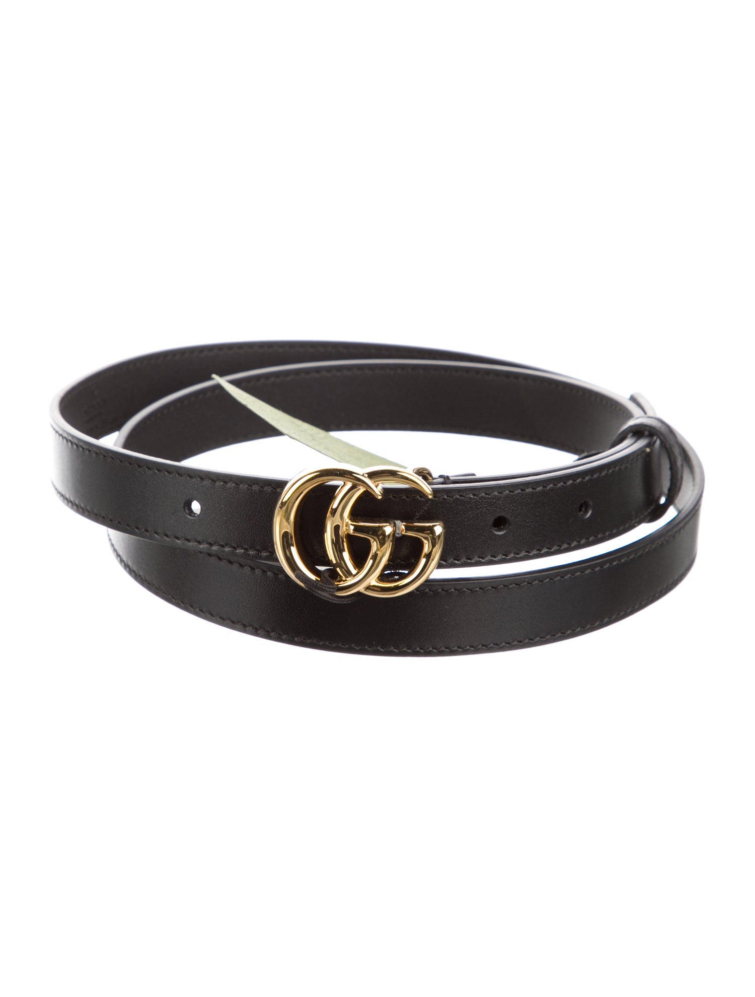 Gucci Skinny Leather Belt