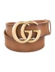 Gucci Double G Logo Calf Leather Belt
