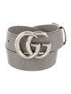 Gucci Double G Logo Leather Belt
