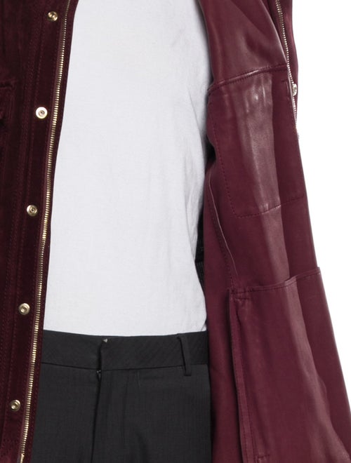 Gucci Vintage Leather Utility Jacket