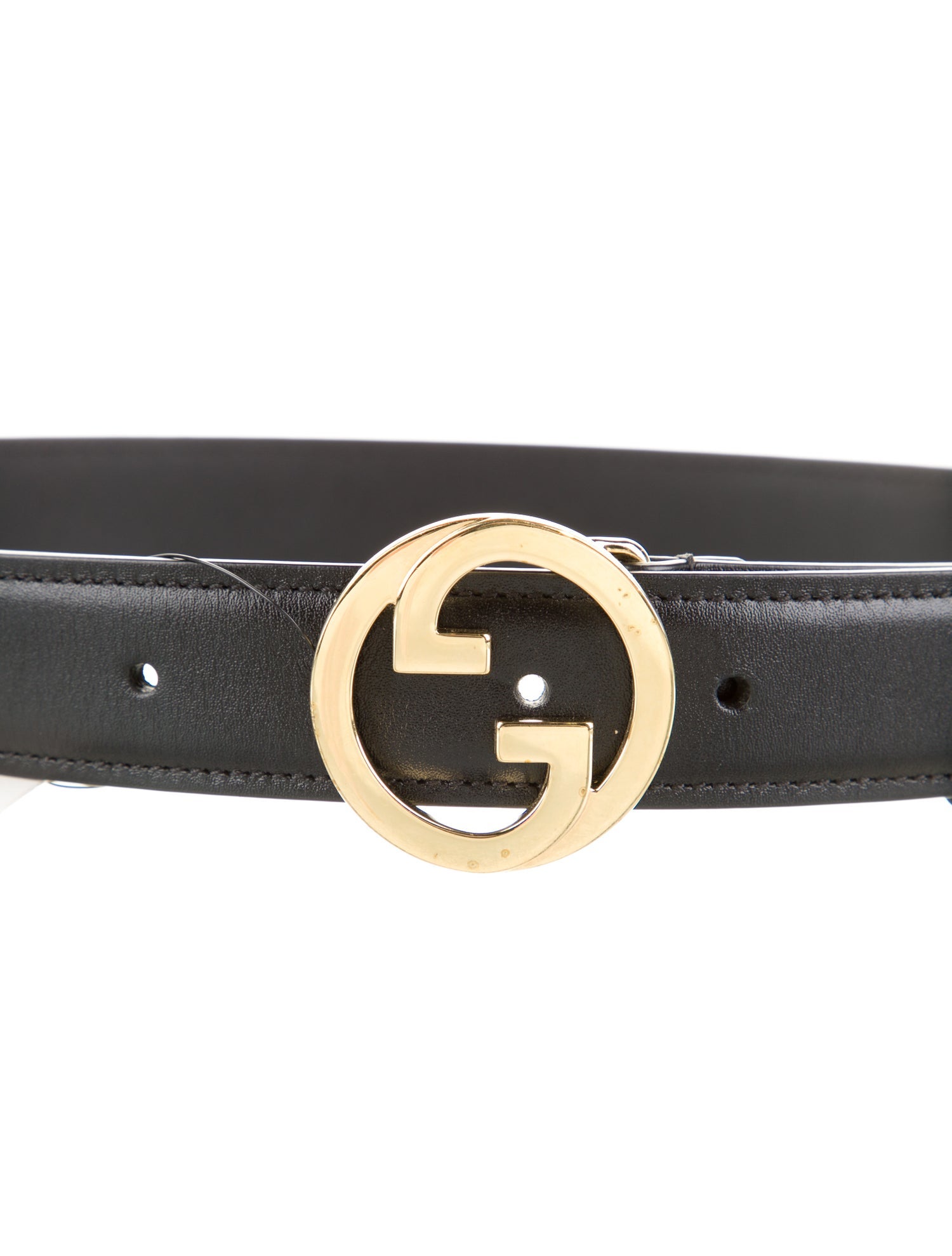 Gucci Interlocking G Logo Leather Belt