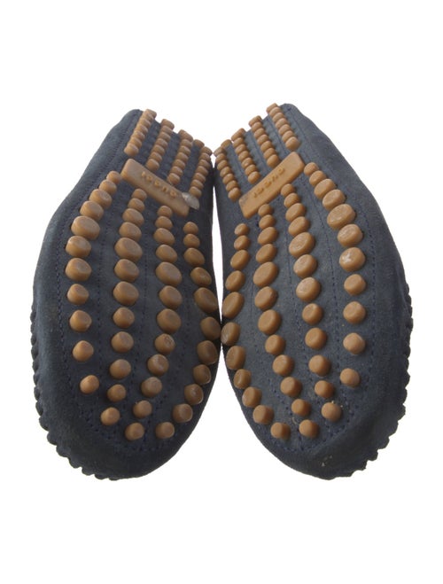 Gucci Horsebit Accent Suede Loafers