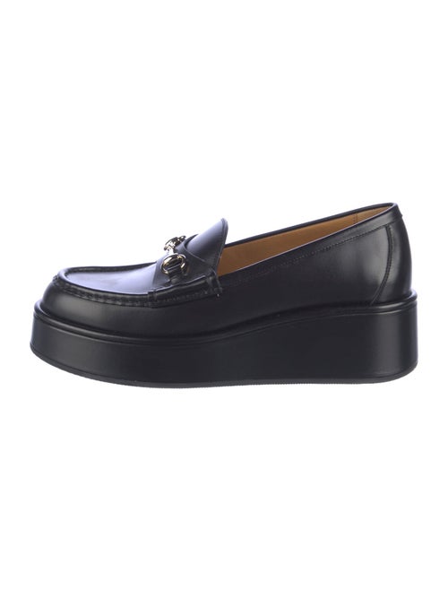 Gucci Horsebit Accent Leather Loafers