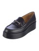 Gucci Horsebit Accent Leather Loafers
