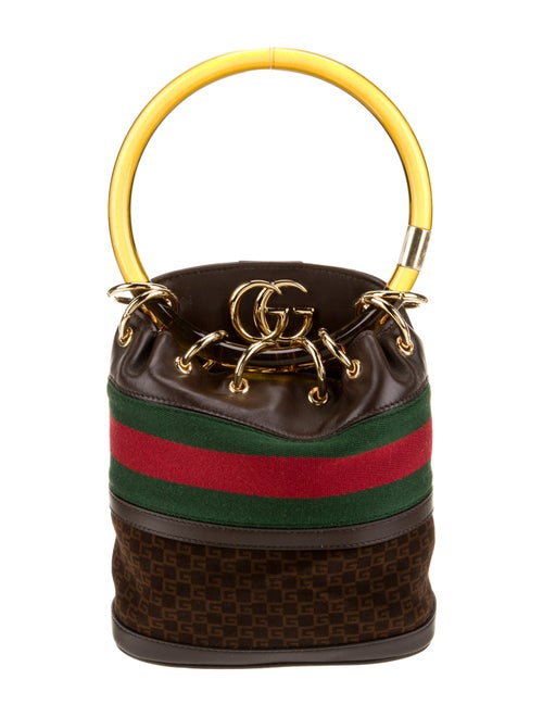 Gucci Web Bucket Bag Mini